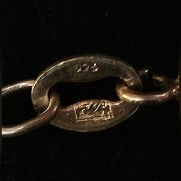 Sophia Fiori 925 Silver Flower Pendant Necklace w/ Pink Sparkle Stone - Picture 5 of 6